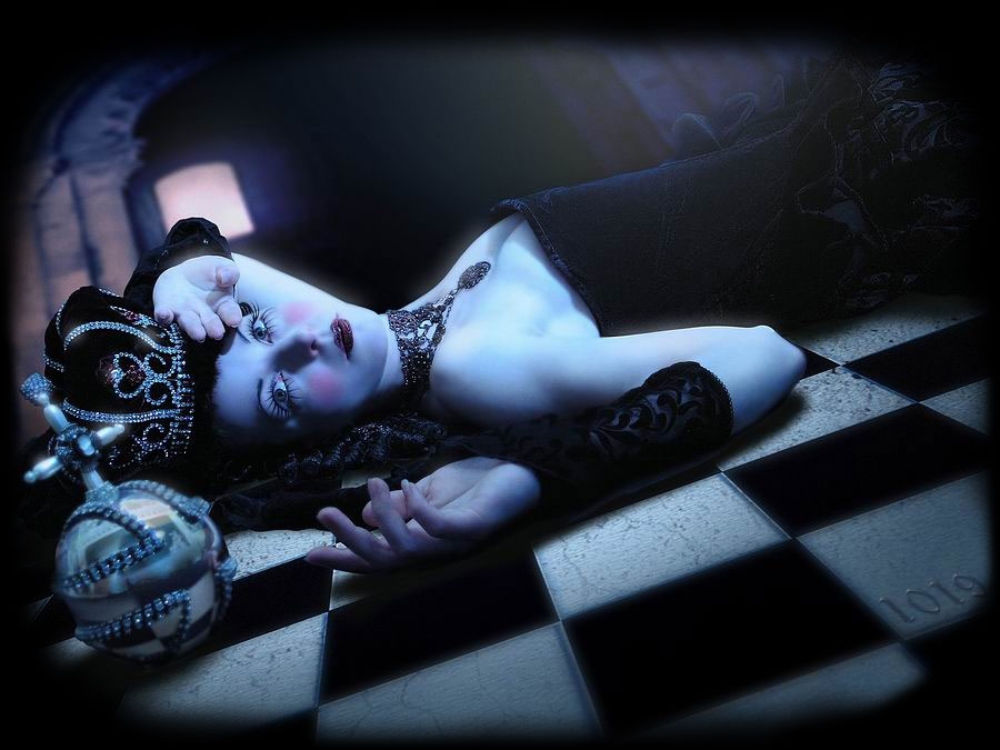 Donna Ricci, mod&egrave;le fetish, goth