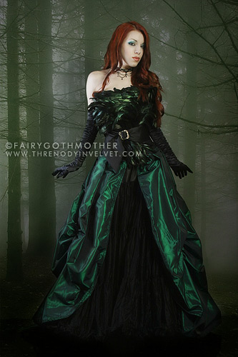 Lady Morgana, mod&egrave;le gothique, fetish